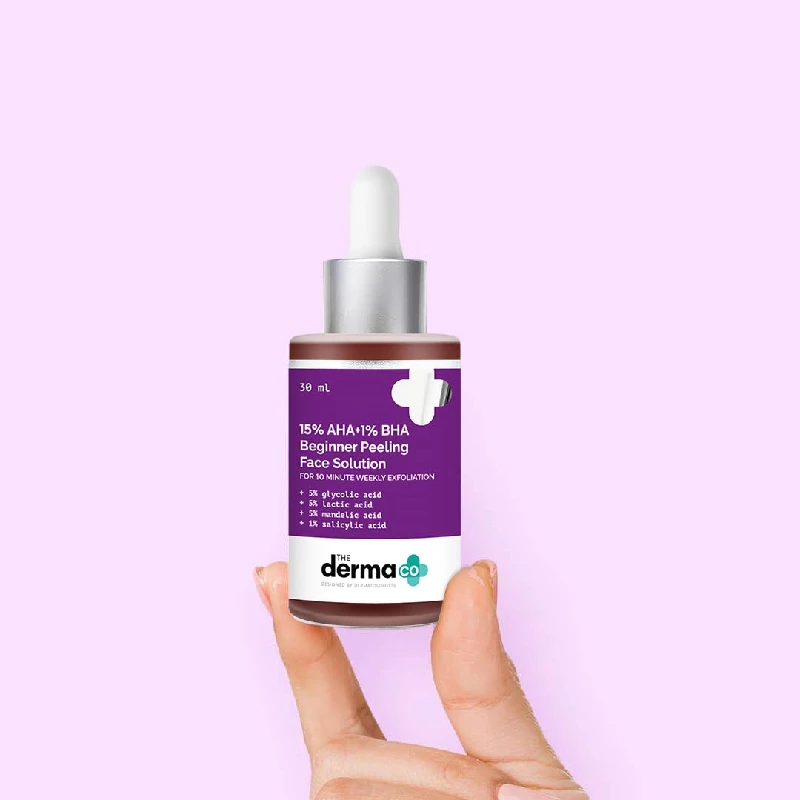 The Derma Co 15percent AHA + 1percent BHA Beginner Repairing, 30 ml-3.webp